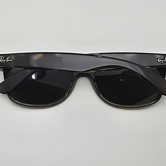 *SOLD* Ray-Ban RB2132 902 New Wayfarer Tortoise Frame G-15 Green Lens Sunglasses - Picture 9 of 13